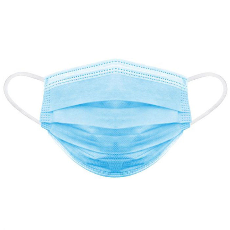 3-warstwowa jednorazowa maska ​​medyczna na ucho / jednorazowa maska ​​oddechowa FDA